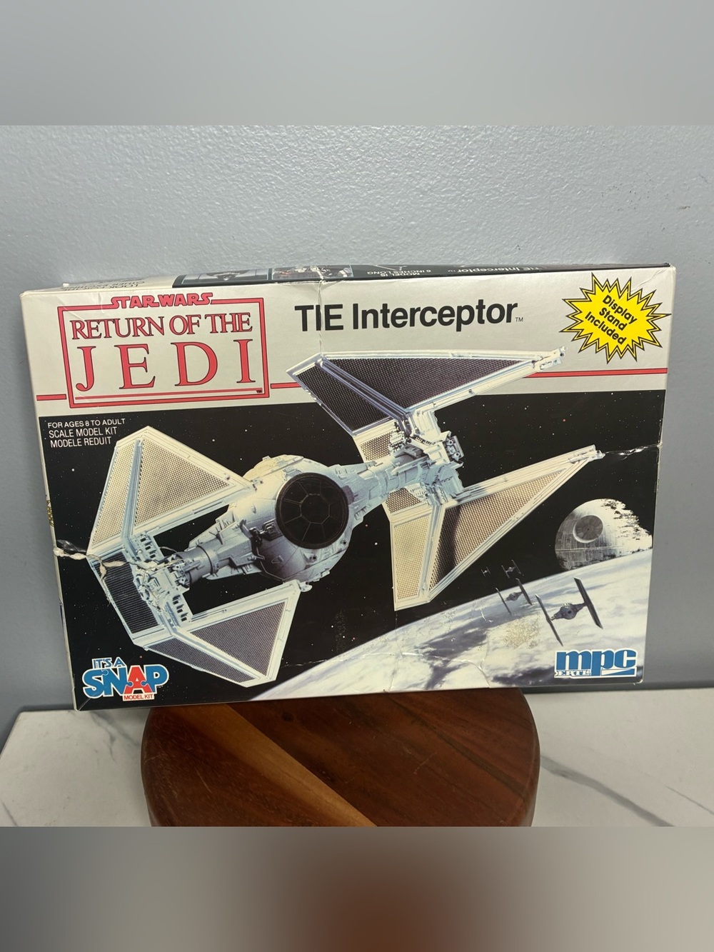 Star Wars Return of the Jedi TIE Interceptor MPC Model Kit 8931 Sealed Parts
